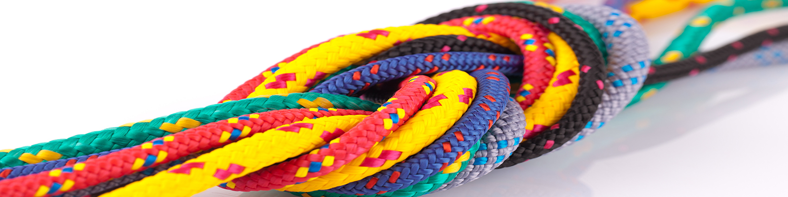 Multicoloured Braided cord